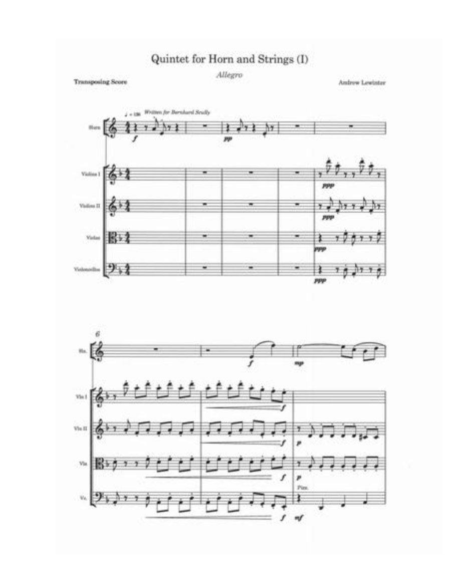 Quartet for Trumpet, Horn, Trombone, and Piano